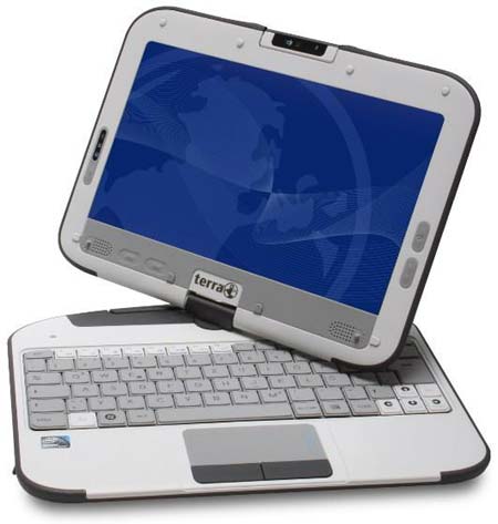 Wortmann представляет свою вариант бронированного планшета-ноутбука - Terra Mobile Industry Pad